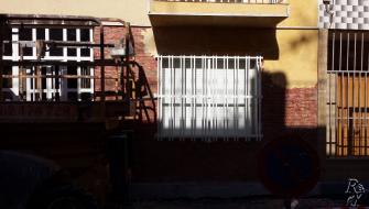 La restauración de la fachada de la casa.Murcia.Cartagena.