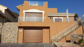 replacement of garage gate by automatic gate blinds.Spain.Murcia.Mar Menor