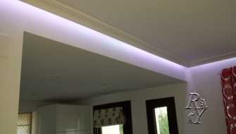 LLuminación LED en el techo
