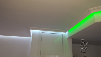 LED illumination on the ceiling